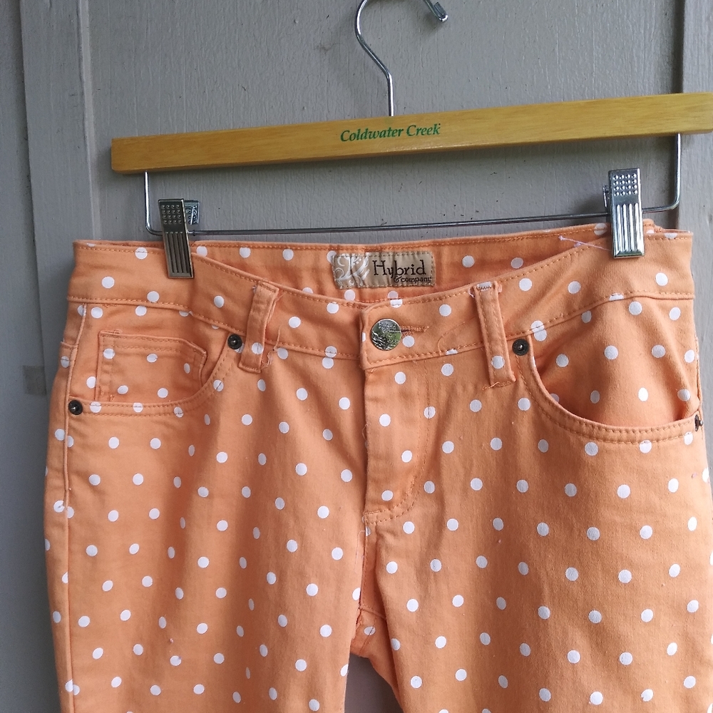 Cute Polka Dot Jean Pants - Picture 3 of 3